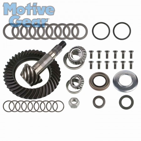 Dana 80; 3.73 Ratio; 46-13 Teeth; Incl. Gasket/Ft./Rr. Pinion Brgs./Ring Gear Bolts/Seal/Shims/Nut/Washer/Slinge/Baffle