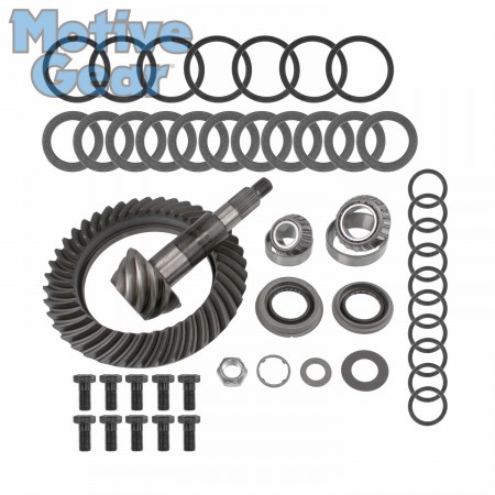 Dana 70; 4.10 Ratio; Incl. Gasket/Ft./Rr. Pinion Brgs./Ring Gear Bolts/Seal/Shims/Nut/Washer/Slinge/Baffle