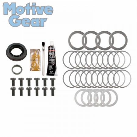 Incl. Pinion-Carrier Shims/Pinion Nut/Ring Gear Bolts/Gear Marking Compound/Pinion Seal/Crush Sleeve/Brush/Gasket-RTV;, 10.5 in. (14 Bolt)