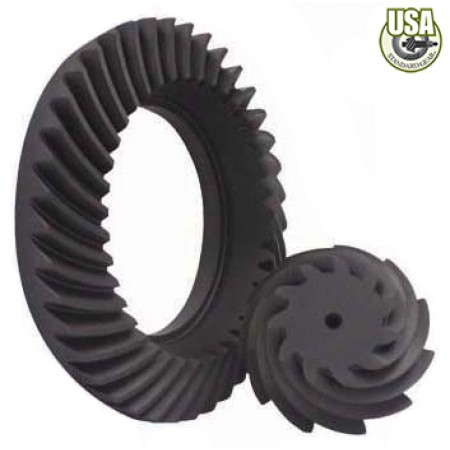 USA standard ring & pinion gear set for Ford 8.8" in a 3.08 ratio. USA standard ring & pinion gear set for Ford 8.8" in a 3.08 ratio.