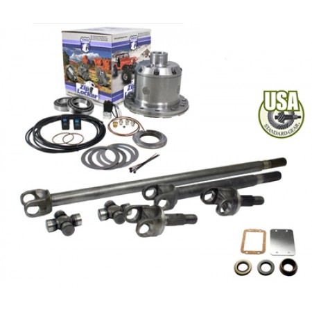 USA Standard 30 spline 4340 Chrome-Moly axle & Zip Locker kit for Jeep TJ, XJ, YJ & ZJ