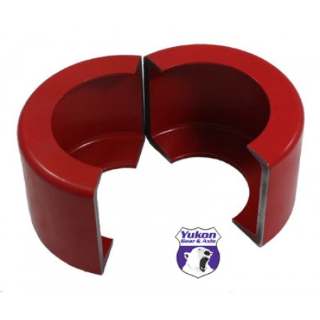 Small clamshell for carrier bearing puller