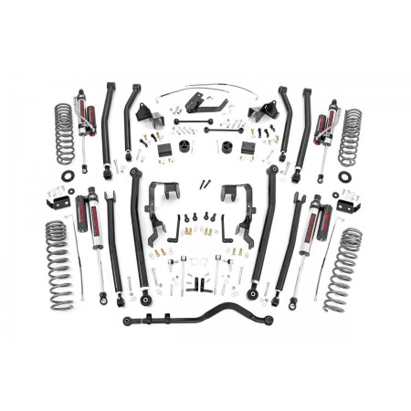 4in Jeep Long Arm Suspension Lift Kit w/ Vertex Adjustable Reservoir Shocks (07-11 Wrangler JK | 2-door)