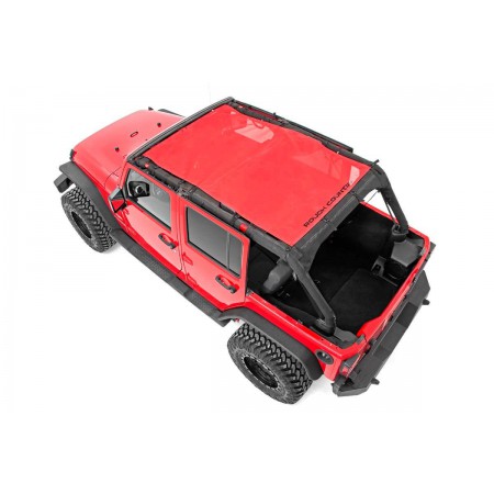 Jeep Wrangler JK Unlimited Mesh Bikini Top Plus (07-18 4-Door | Red) Jeep Wrangler JK Unlimited Mesh Bikini Top Plus (07-18 4-Door | Red)