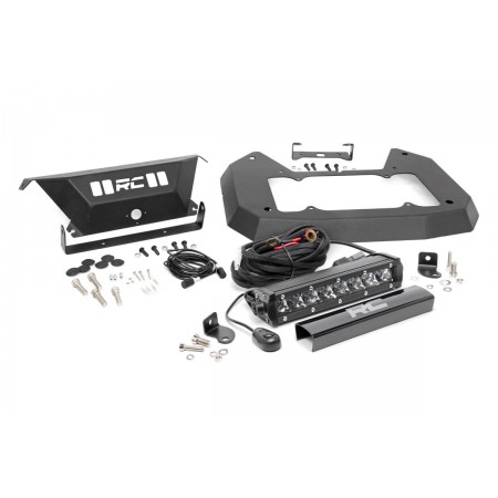 Jeep Spare Tire Delete Kit w/ 8in Chrome Series LED (18-20 JL)