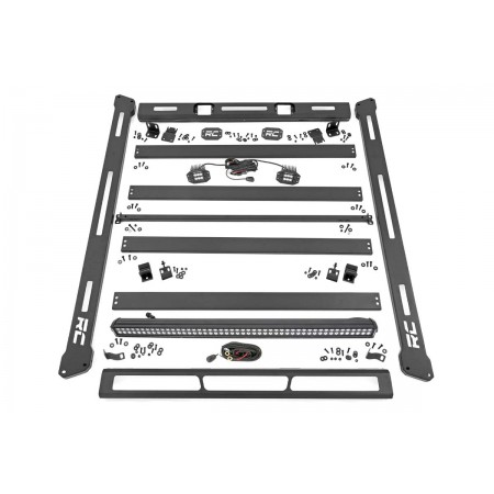 Jeep Roof Rack System w/ Black-Series LED Lights (18-20 JL)