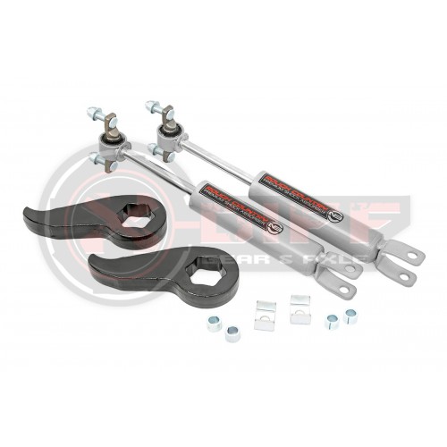 1.5 - 2in GM Leveling Torsion Bar Keys w/ Front N3 Shocks (11-19 2500HD/3500HD)