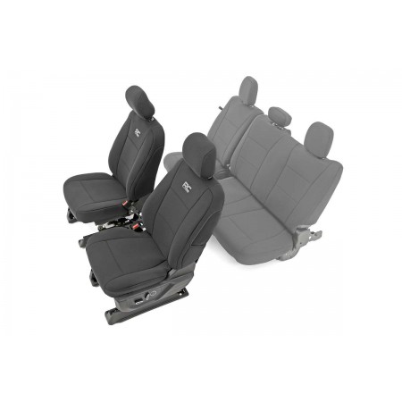 Ford Neoprene Front Seat Cover | Black [15-20 F-150 XL, XLT]