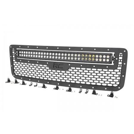 GMC Mesh Grille w/30in Dual Row Black Series LED (15-19 Canyon)