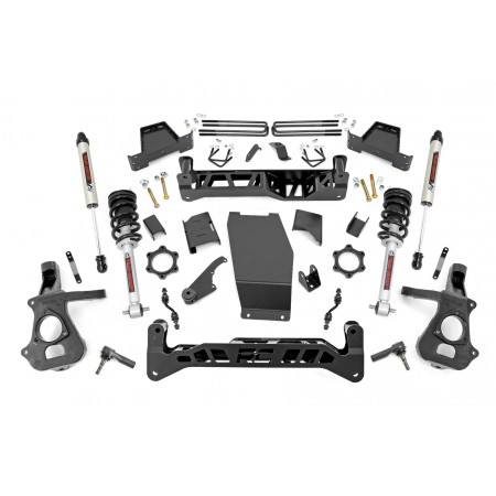 7in GM Suspension Lift Kit | Lifted Struts / V2 Shocks (14-18 1500 PU 4WD | Aluminum/Stamped Steel) 7in GM Suspension Lift Kit | Lifted Struts / V2 Shocks (14-18 1500 PU 4WD | Aluminum/Stamped Steel)