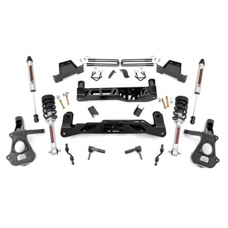 7in GM Suspension Lift Kit | Lifted Struts & V2 (14-18 1500 PU 2WD | CastSteel) 7in GM Suspension Lift Kit | Lifted Struts & V2 (14-18 1500 PU 2WD | CastSteel)