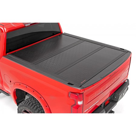 GM Low Profile Hard Tri-Fold Tonneau Cover (19-20 1500 | 5.8' Bed)