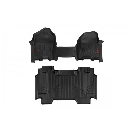 Heavy Duty Floor Mats [Front/Rear] - (19-20 Dodge Ram 1500 | Crew Cab | Half Console)