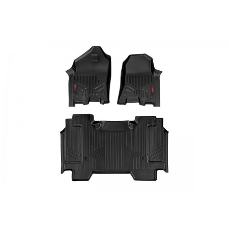 Heavy Duty Floor Mats [Front/Rear] - (19-20 Dodge Ram | Crew Cab | Full Console)