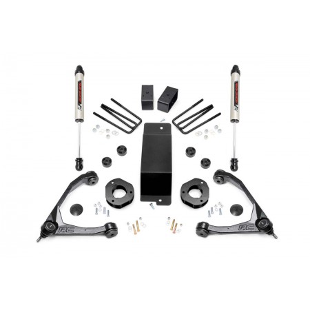 3.5in GM Suspension Lift Kit w/ Forged Upper Control Arms & V2 Shocks (07-16 1500 PU 4WD)