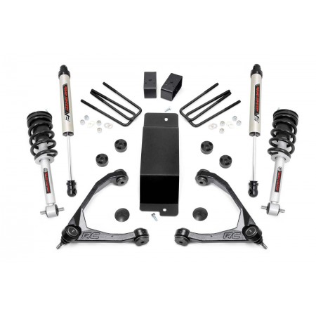 3.5in GM Suspension Lift Kit | Upper Control Arms | N3 Struts & V2 Monotube (14-16 1500 PU 4WD)