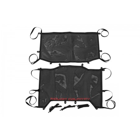 Jeep Wrangler JL Unlimited Mesh Bikini Top Plus (18-20 4-Door | Black)