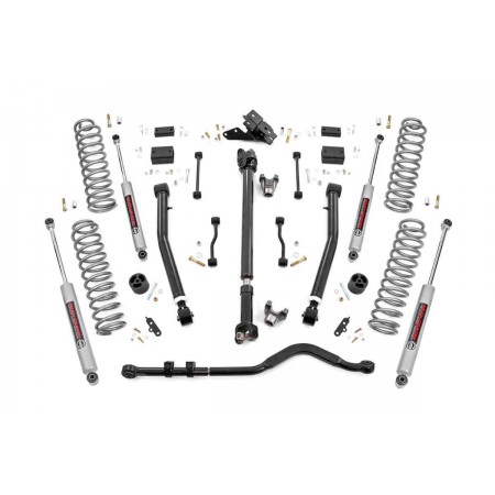 3.5in Jeep Suspension Lift Kit | Stage 2 Coils & Adj. Control Arms (18-20 Wrangler JL)