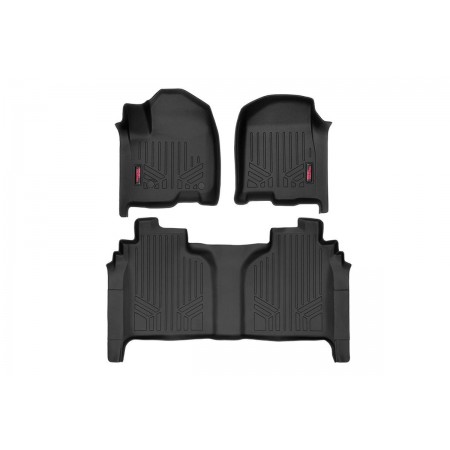 Heavy Duty Floor Mats [Front/Rear] - (19-20 Chevy Silverado / GMC Sierra Crew Cab)