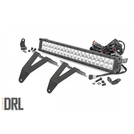 Dodge 20in LED Bumper Kit | Chrome Series w/ Amber DRL (19-20 RAM 1500)