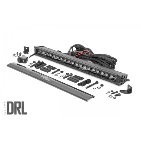 20-inch Cree LED Light Bar - (Single Row | Black Series w/ Cool White DRL)
