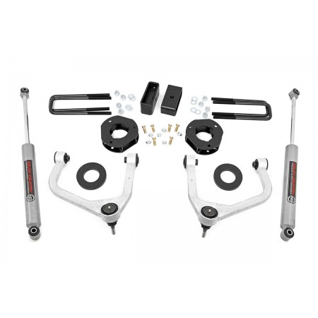 3.5in Suspension Lift Kit w/ Forged Upper Control Arms (19-20 Chevy 1500 PU 4WD/2WD)
