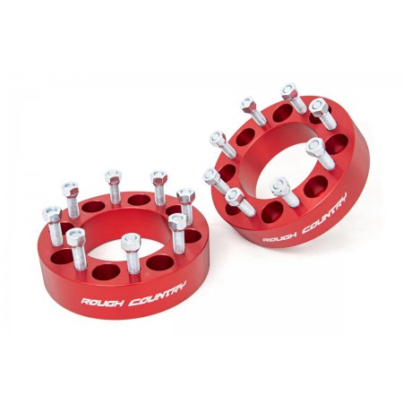 2-inch Wheel Spacers (Pair | Red)