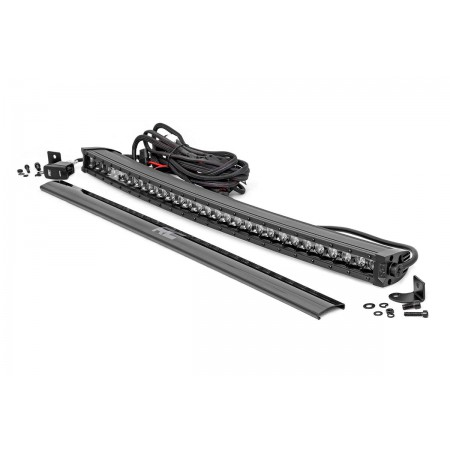 30-inch Curved Cree LED Light Bar - (Single Row | Black Series w/ Cool White DRL)