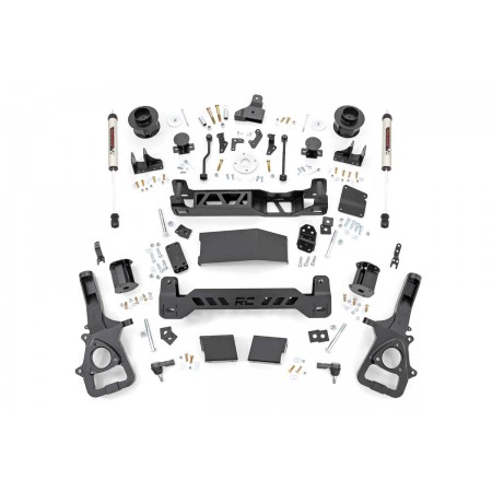 5in Ram Suspension Lift Kit w/ V2 Shocks (19-20 Ram 1500 4WD | Air Ride / 22XL Wheels)