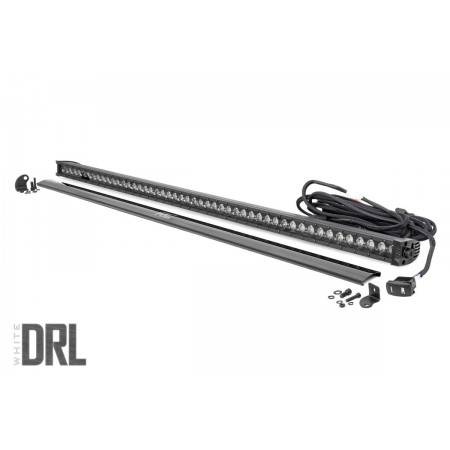 50-inch Straight Cree LED Light Bar - (Single Row | Black Series w/ Cool White DRL)