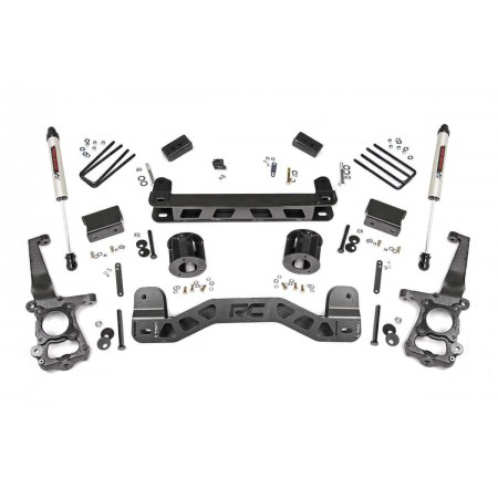 4in Ford Suspension Lift Kit w/ V2 Shocks (15-20 F-150 2WD)