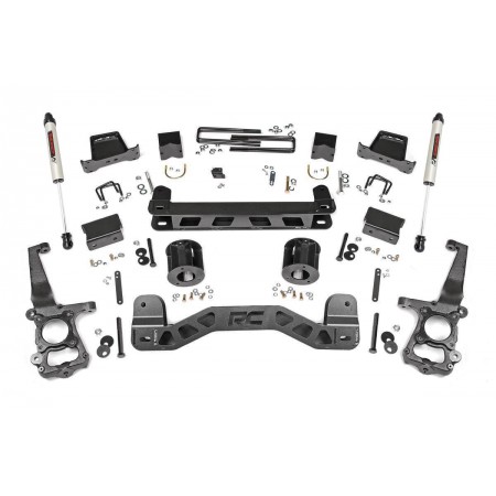 6in Ford Suspension Lift Kit w/V2 Shocks (15-20 F-150 2WD)