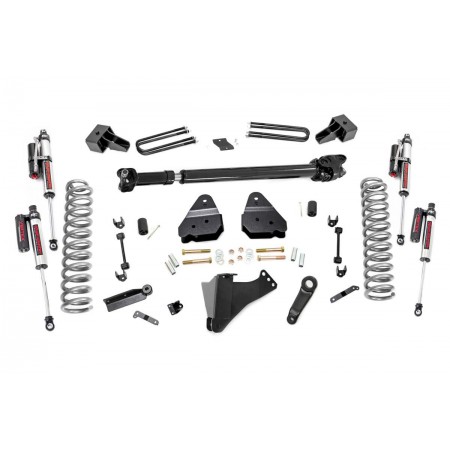 4.5in Ford Suspension Lift Kit w/ Vertex Shocks & Front Driveshaft (17-19 F-350/450 4WD | Diesel Dually)