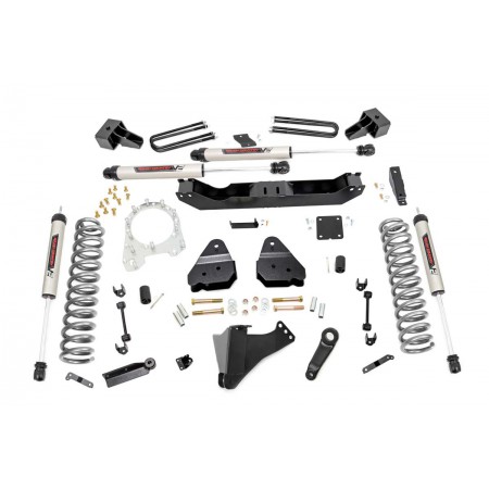4.5in Ford Suspension Lift Kit w/ V2 Shocks (17-19 F-350/450 4WD | Diesel Dually)