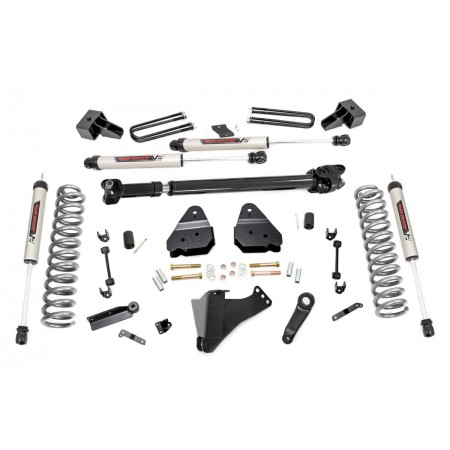 4.5in Ford Suspension Lift Kit w/ V2 Shocks & Front Driveshaft (17-19 F-350/450 4WD | Diesel Dually)