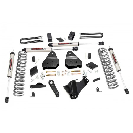 4.5in Ford Suspension Lift Kit w/V2 Shocks (11-14 F-250 4WD)