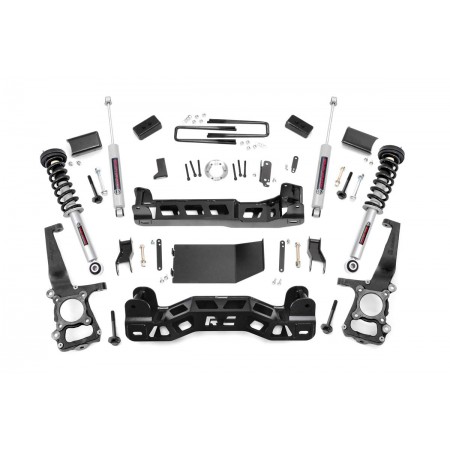 4in Ford Suspension Lift Kit | Lifted N3 Struts (11-13 F-150 4WD)