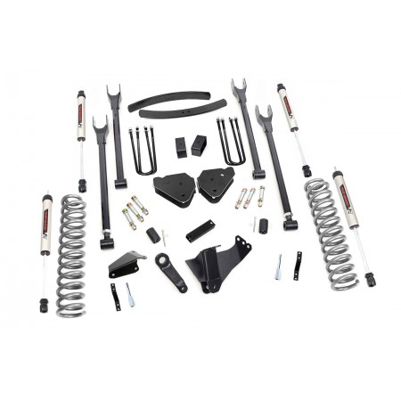 6in Ford 4-Link Suspension Lift Kit w/ V2 Shocks (05-07 F-250/350)