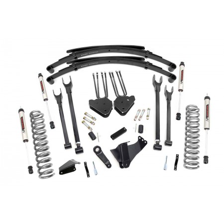 6in Ford 4-Link Suspension Lift System w/V2 Shocks (05-07 F-250/350 4WD)