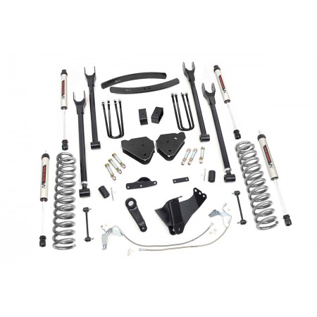 6in Ford Suspension Lift Kit | 4-Link w/ V2 Shocks (08-10 F-250/350 4WD)