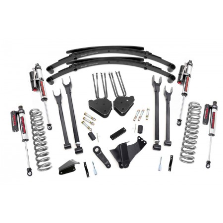 8in Ford 4-Link Suspension Lift System w/ Vertex Shocks (05-07 F-250/350 4WD | Diesel)