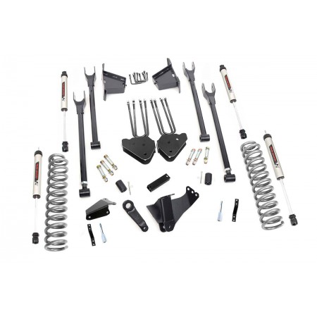 8in Ford 4-Link Suspension Lift Kit w/V2 Shocks (05-07 F-250/350 4WD | Diesel) 8in Ford 4-Link Suspension Lift Kit w/V2 Shocks (05-07 F-250/350 4WD | Diesel)