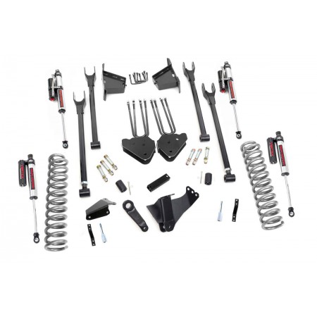 8in Ford Suspension Lift Kit | 4-Link w/ Vertex Shocks (08-10 F-250/350 4WD)