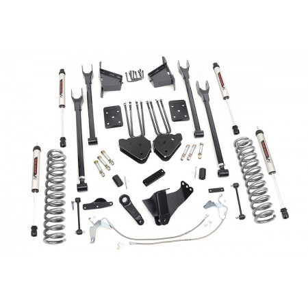 8in Ford Suspension Lift Kit | 4-Link w/V2 Shocks (08-10 F-250/350 4WD)