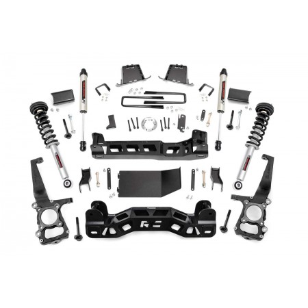 6in Ford Suspension Lift Kit | Lifted N3 Struts & V2 Shocks (09-10 F-150 4WD)