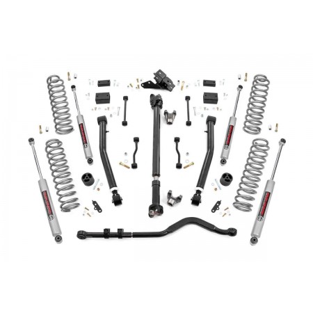 3.5in Jeep Suspension Lift Kit | Stage 2 Coils & Adj. Control Arms (18-20 Wrangler JL - 2 Door)