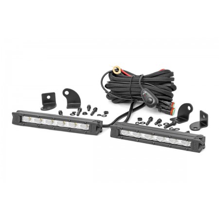 6-inch Slimline Cree LED Light Bars (Pair | Chrome Series)