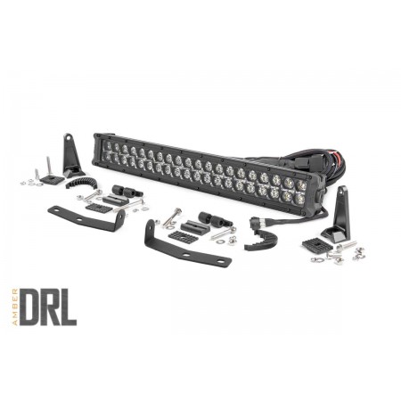 Nissan 20in LED Bumper Kit | Black Series w/ Amber DRL (16-20 Titan XD)
