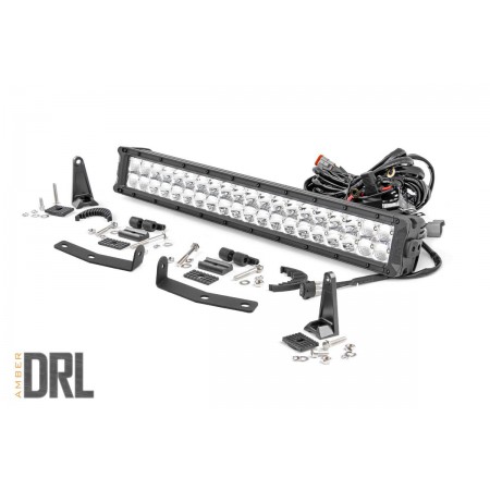 Nissan 20in LED Bumper Kit | Chrome Series w/ Amber DRL (16-20 Titan XD)