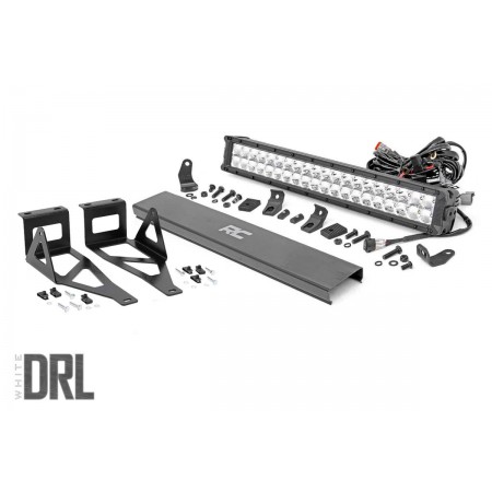 Ford 20in LED Bumper Kit | Chrome Series w/ White DRL (05-07 F-250/350)